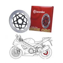 Brembo 68B407A8 Serie Oro Peugeot Geopolis 400