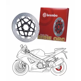 Brembo 78B40828 Serie Oro Harley Davidson Fxd Dyna Super Glide 1450