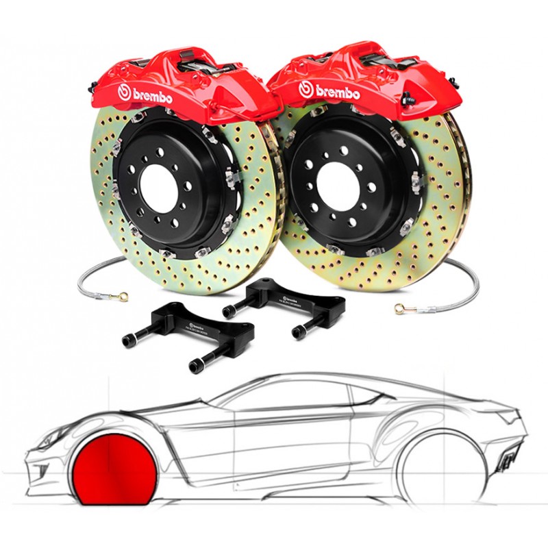 Brembo Gt Bmw 328i 328ix M Sport Brakes F30 1m1 8049a