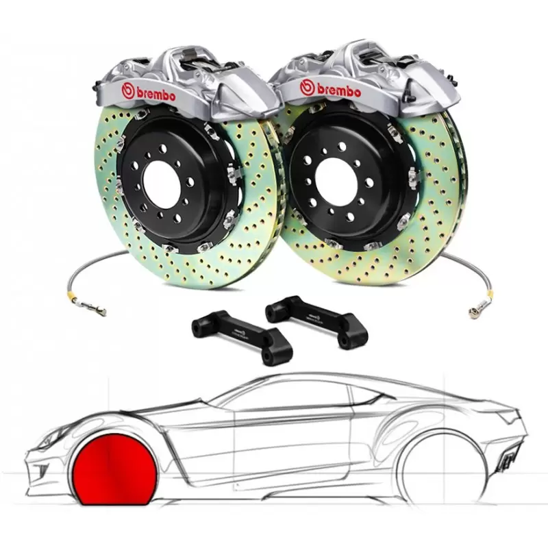 Brembo GT-R MERCEDES-BENZ SL600 (R230) 1N1.9505A