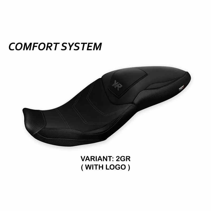 Funda de Asiento BMW S 1000 XR (20-21) - Djanet Total Black sistema de Comfort