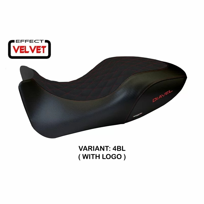 Sitzbezug mit Ducati Diavel (11-13) - Viano 1 Velvet