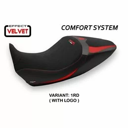 Funda de Asiento con Ducati Diavel 1260 (19-21) - Saranda 1 sistema de Comfort de terciopelo