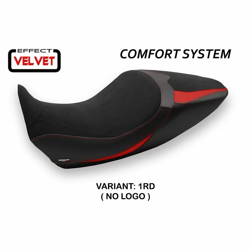 Funda de Asiento con Ducati Diavel 1260 (19-21) - Saranda 1 sistema de Comfort de terciopelo