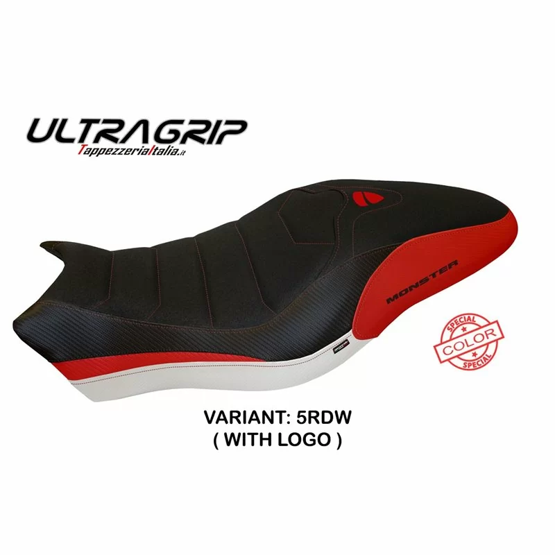 Sitzbezug mit Ducati Monster 797 - Piombino Sonderfarbe Ultragrip