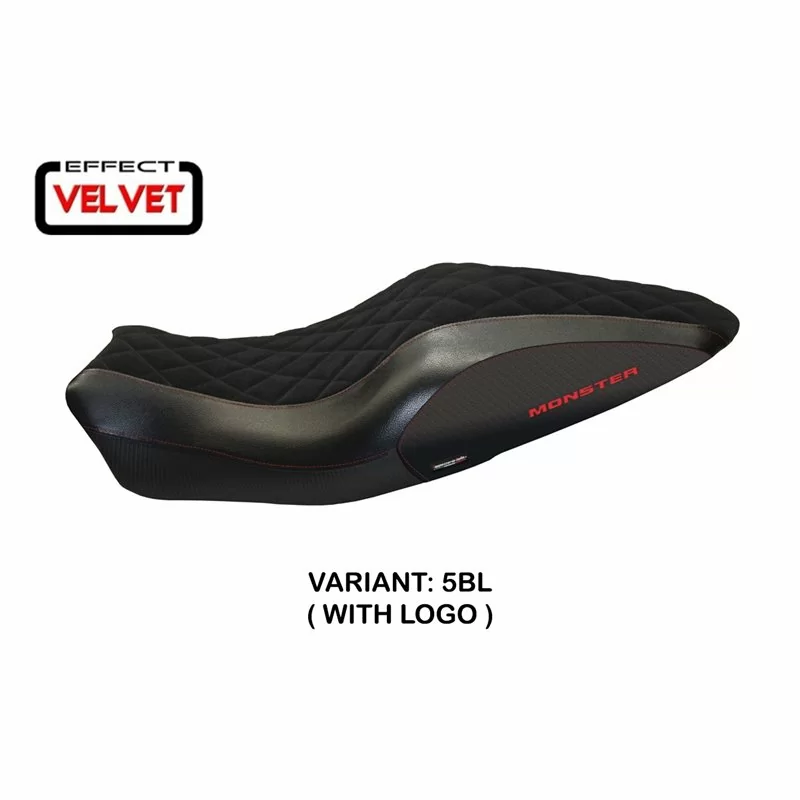 Sitzbezug mit Ducati Monster 821/1200 (14-16) Andorra Velvet - 