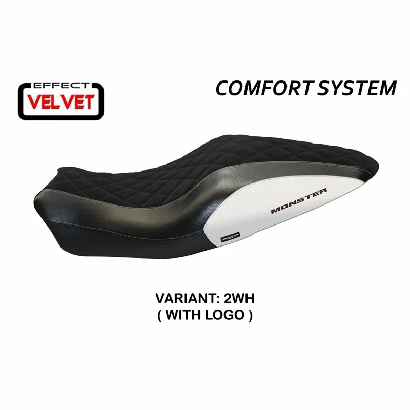 Housse de Selle Ducati Monster 821/1200 (14-16) Andorra Velvet Comfort System