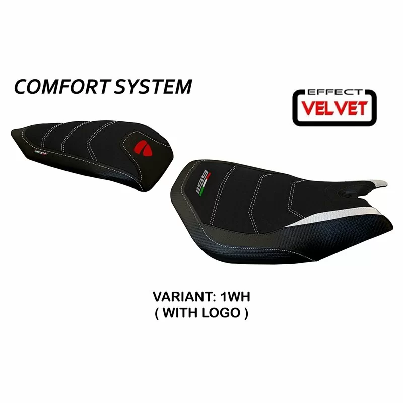 Sitzbezug mit Ducati Panigale 1199 (11-15) Leiden Samt Comfort System - 