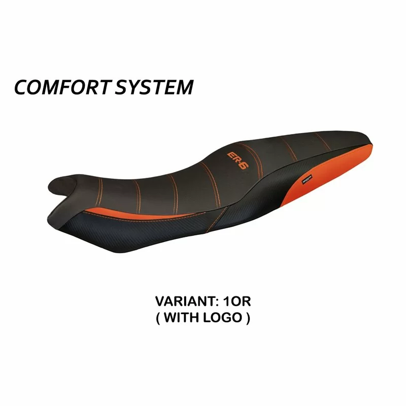 Funda de Asiento con Kawasaki ER-6N / ER-6F (05-11) - Londra 1 Comfort System