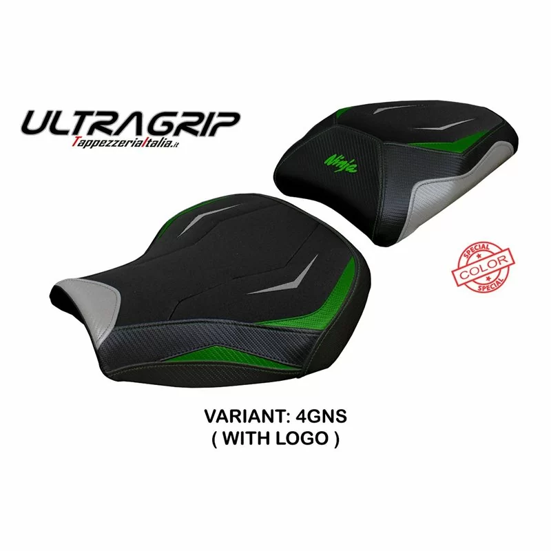 Seat cover with Kawasaki Ninja H2 1000 SX Moniz Ultragrip