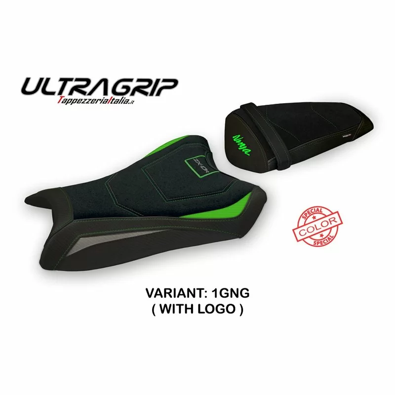 Sitzbezug mit Kawasaki Ninja ZX 10 R (11-15) - Rasht Sonderfarbe Ultragrip