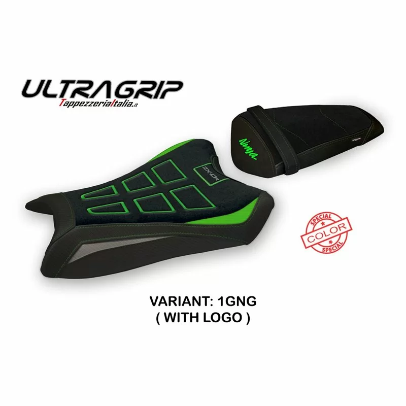 Sitzbezug mit Kawasaki Ninja ZX 10 R (11-15) - Perlis Sonderfarbe Ultragrip