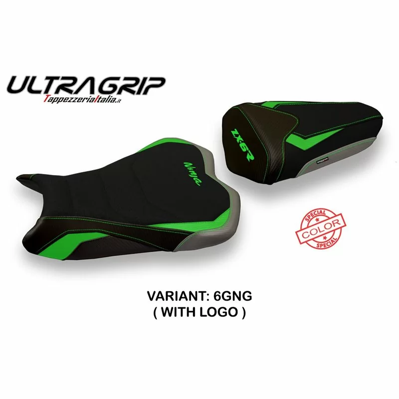 Housse de Selle Kawasaki Ninja ZX 6 R (09-12) Cracovie Special Color Ultragrip