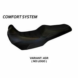 Seat cover Kawasaki Versys 1000 (11-18) Lampedusa Total Black Comfort System 