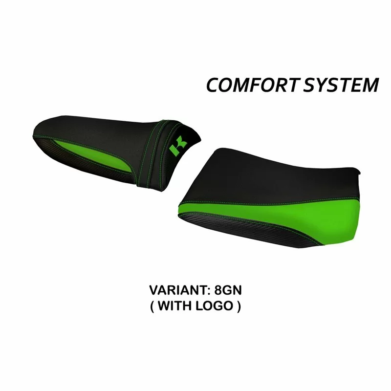 Housse de siège avec Kawasaki Z 1000 (03-06) Pozzuoli 1 Comfort System