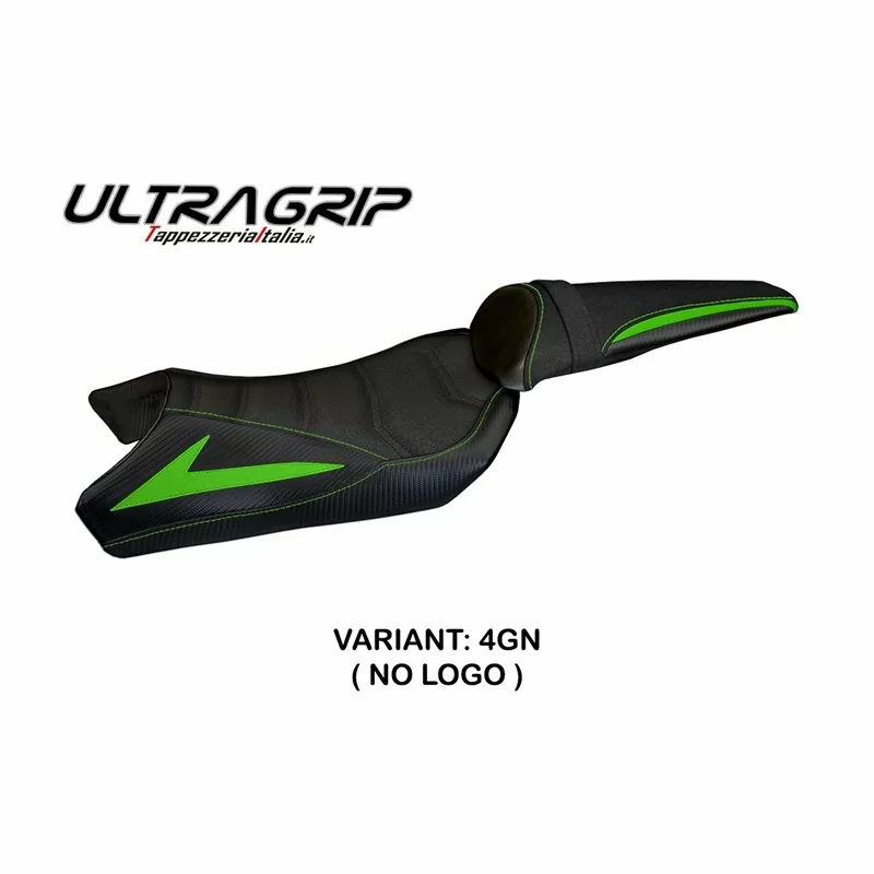 Sitzbezug mit Kawasaki Z 1000 (10-13) - Berna Total Black Ultragrip