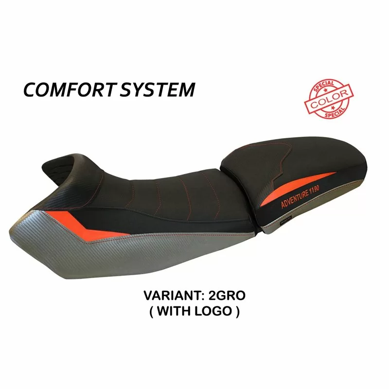 Funda de Asiento con KTM 1190 Adventure (13-16) - Fasano sistema de Comfort de Color Especial