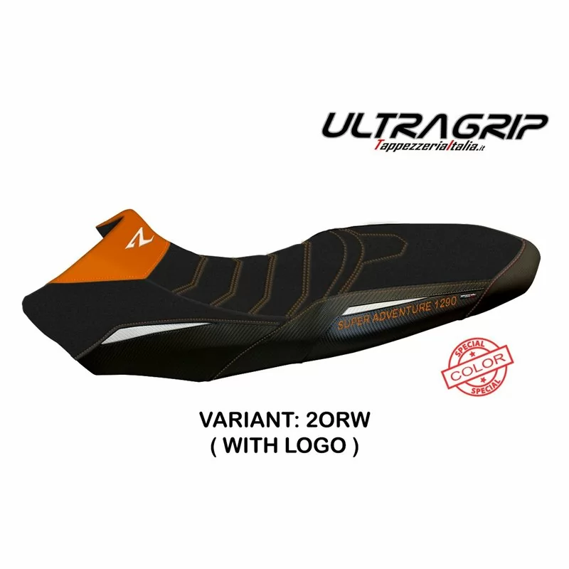 Sitzbezug mit KTM 1290 Super Adventure R (17-20) - Vessy Sonderfarbe Ultragrip