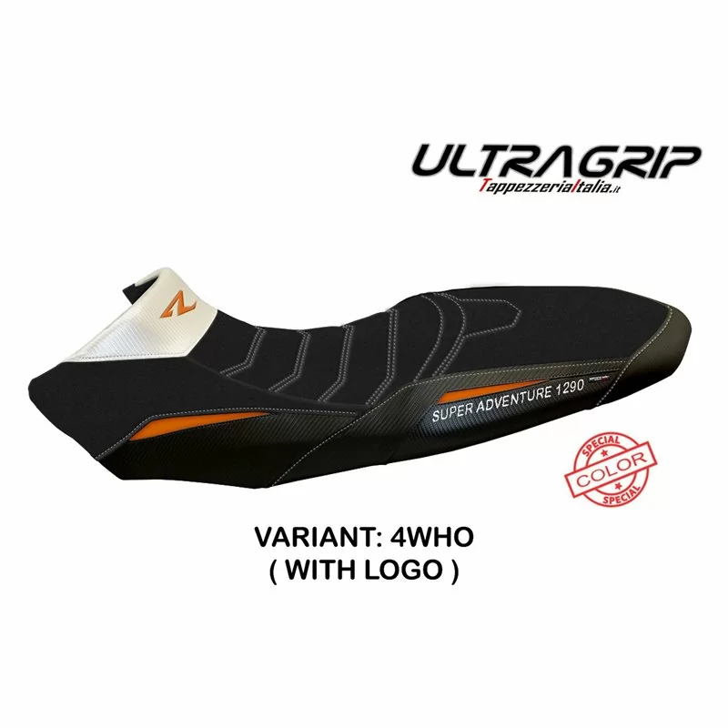 Sitzbezug mit KTM 1290 Super Adventure R (17-20) - Vessy Sonderfarbe Ultragrip