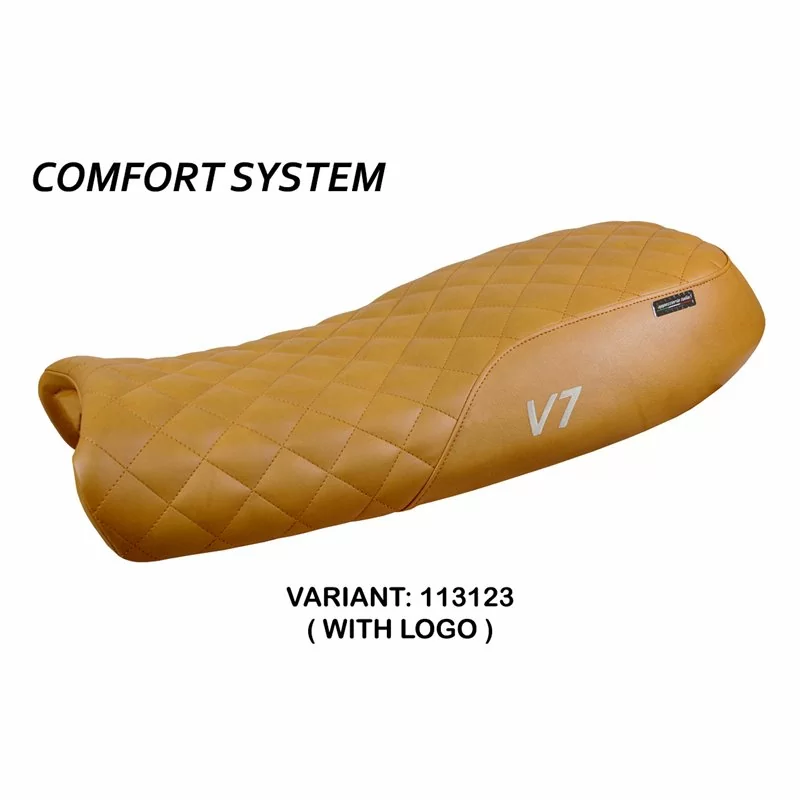 Funda de Asiento con Moto Guzzi V7 - Davis Vintage sistema Comfort