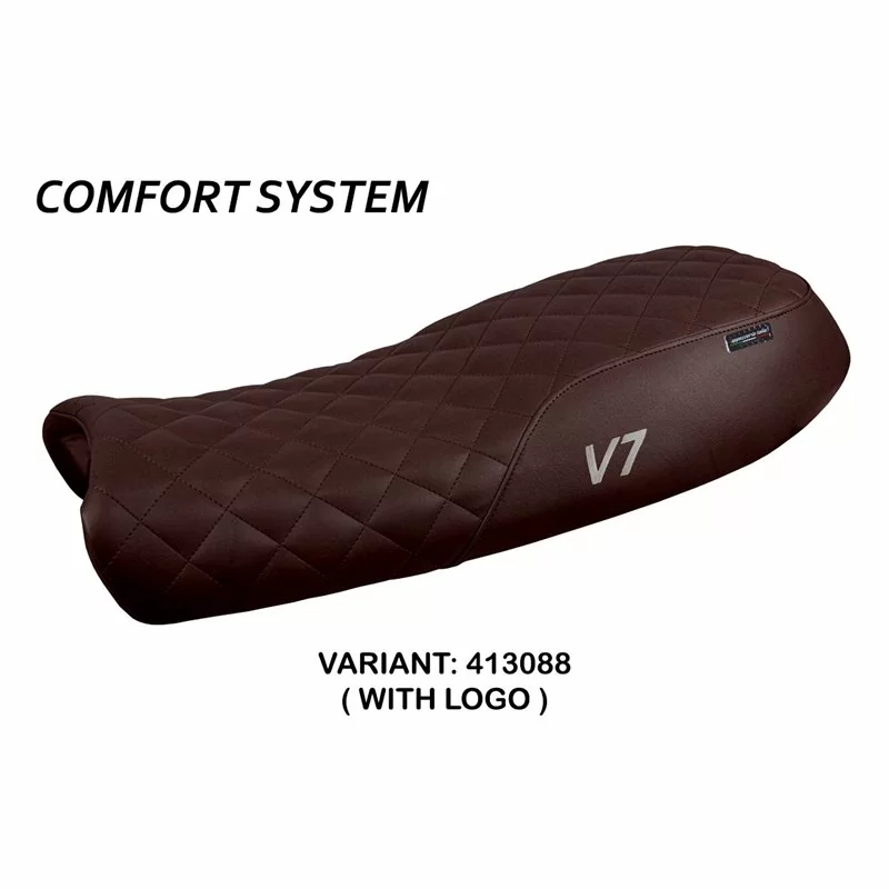 Funda de Asiento con Moto Guzzi V7 - Davis Vintage sistema Comfort