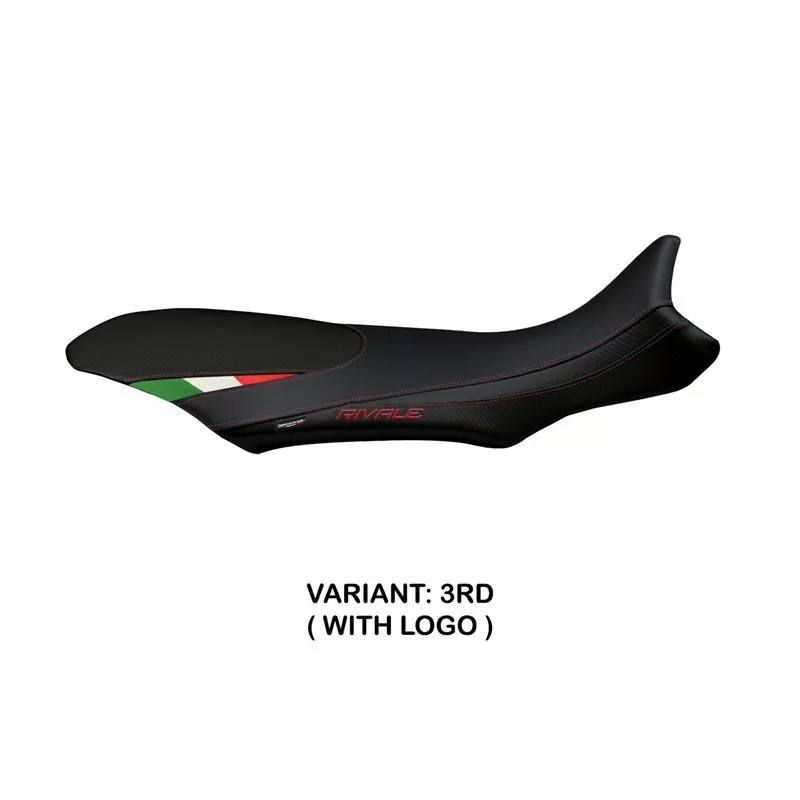 Rivestimento Sella MV Agusta Rivale 800 (13-18) - Sorrento Total Black TriColore