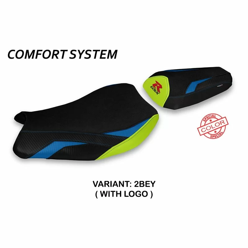 Funda de Asiento Suzuki GSX R 1000 (17-21) - Paceco sistema de Comfort de Color Especial