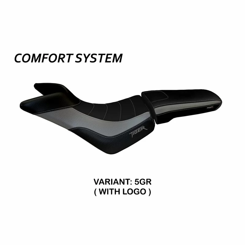 Funda de Asiento con Triumph Tiger 800/800 XC (10-20) - Padova Comfort System