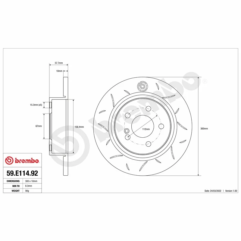 Brembo 59.E114.91 TY3