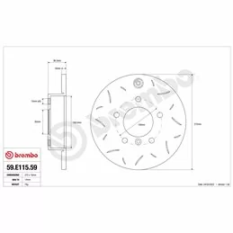 Brembo 59.E115.57 TY3