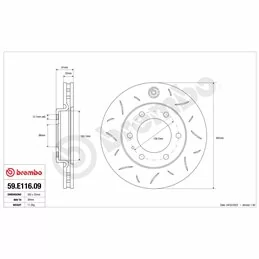 Brembo 59.E116.07 TY3