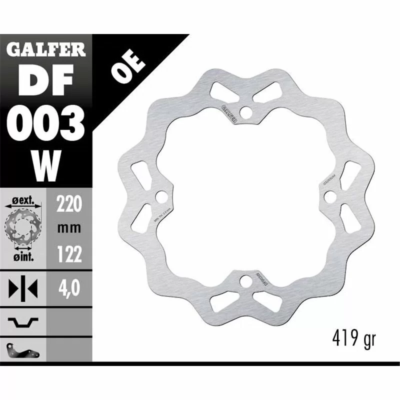 Galfer DF003W Disco De Frebo Wave Fijo