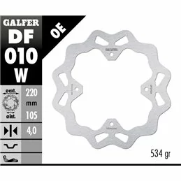 Galfer DF010W Bremsscheibe Wave Fixiert