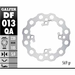 Galfer DF013QA Brake Disco Wave Fixed