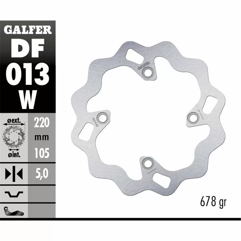 Galfer DF013W Bremsscheibe Wave Fixiert