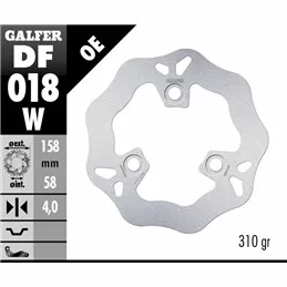 Galfer DF018W Brake Disco Wave Fixed