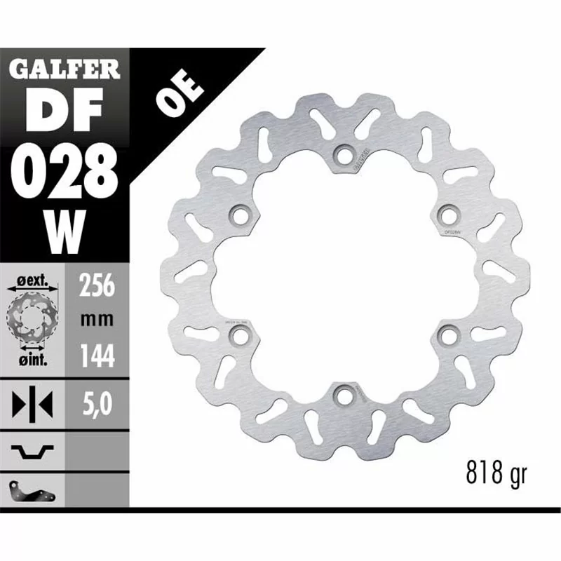 Galfer DF028W Bremsscheibe Wave Fixiert