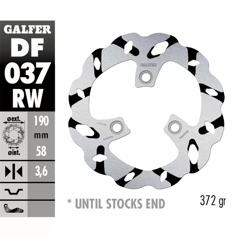 Galfer DF037RW Disque De Frein Wave Fixe