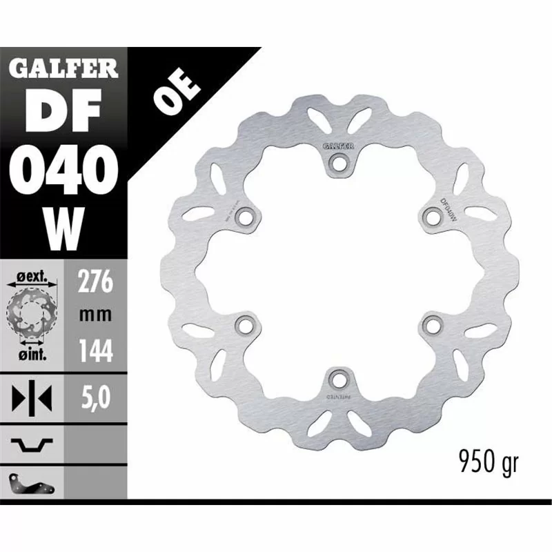 Galfer DF040W Bremsscheibe Wave Fixiert