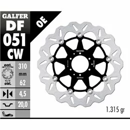 Galfer DF051CW Brake Disc Wave Floating