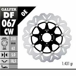 Galfer DF067CW Disque de Frein Wave Flottant