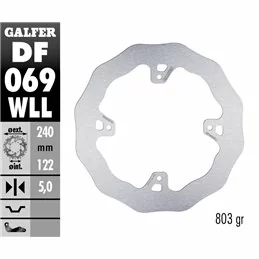 Galfer DF069WLL Brake Disco Wave Fixed