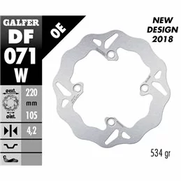 Galfer DF071W Disco Freno Wave Fisso