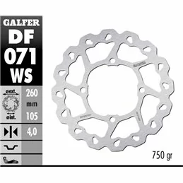 Galfer DF071WS Disque De Frein Wave Fixe