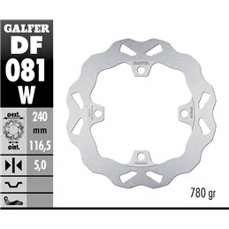 Galfer DF081W Brake Disco Wave Fixed