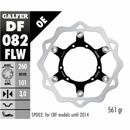 Galfer DF082FLW Bremsscheibe Wave Schwimmend