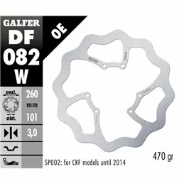 Galfer DF082W Bremsscheibe Wave Fixiert