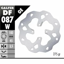 Galfer DF087W Bremsscheibe Wave Fixiert