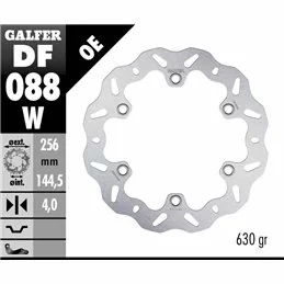 Galfer DF088W Bremsscheibe Wave Fixiert