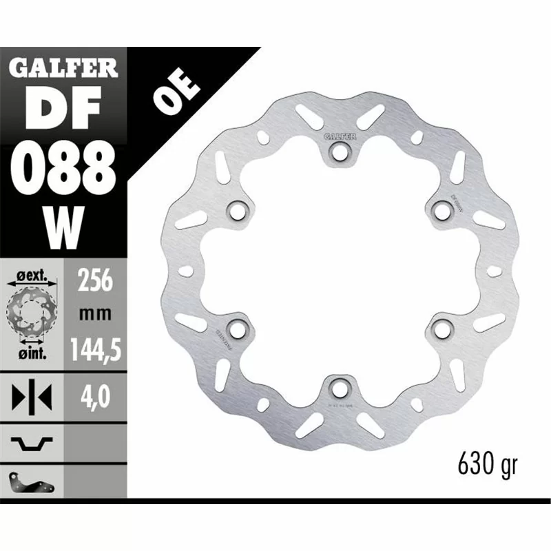 Galfer DF088W Bremsscheibe Wave Fixiert